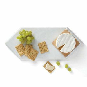 Lenox Platform Beechwood and Marble Cheese Board